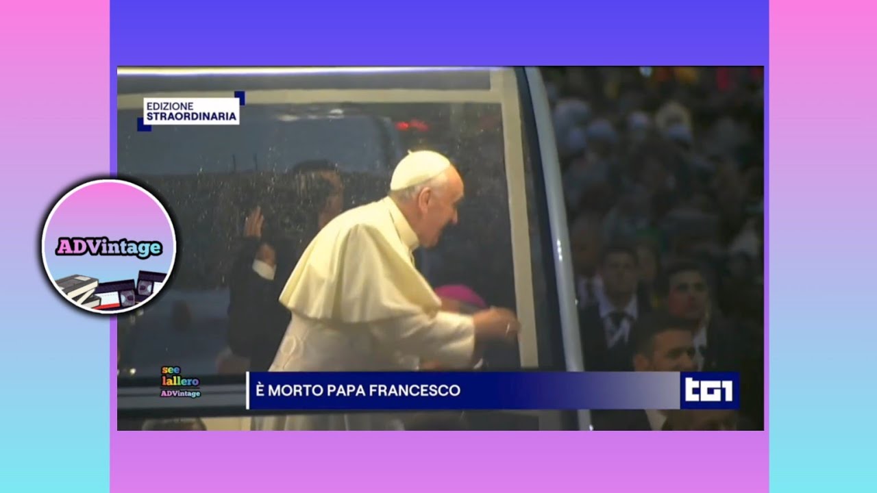 Annuncio morte Papa Francesco - Rai 1/Rai 2/Rai 3/Canale5/Rete4/La7, 21 aprile 2025