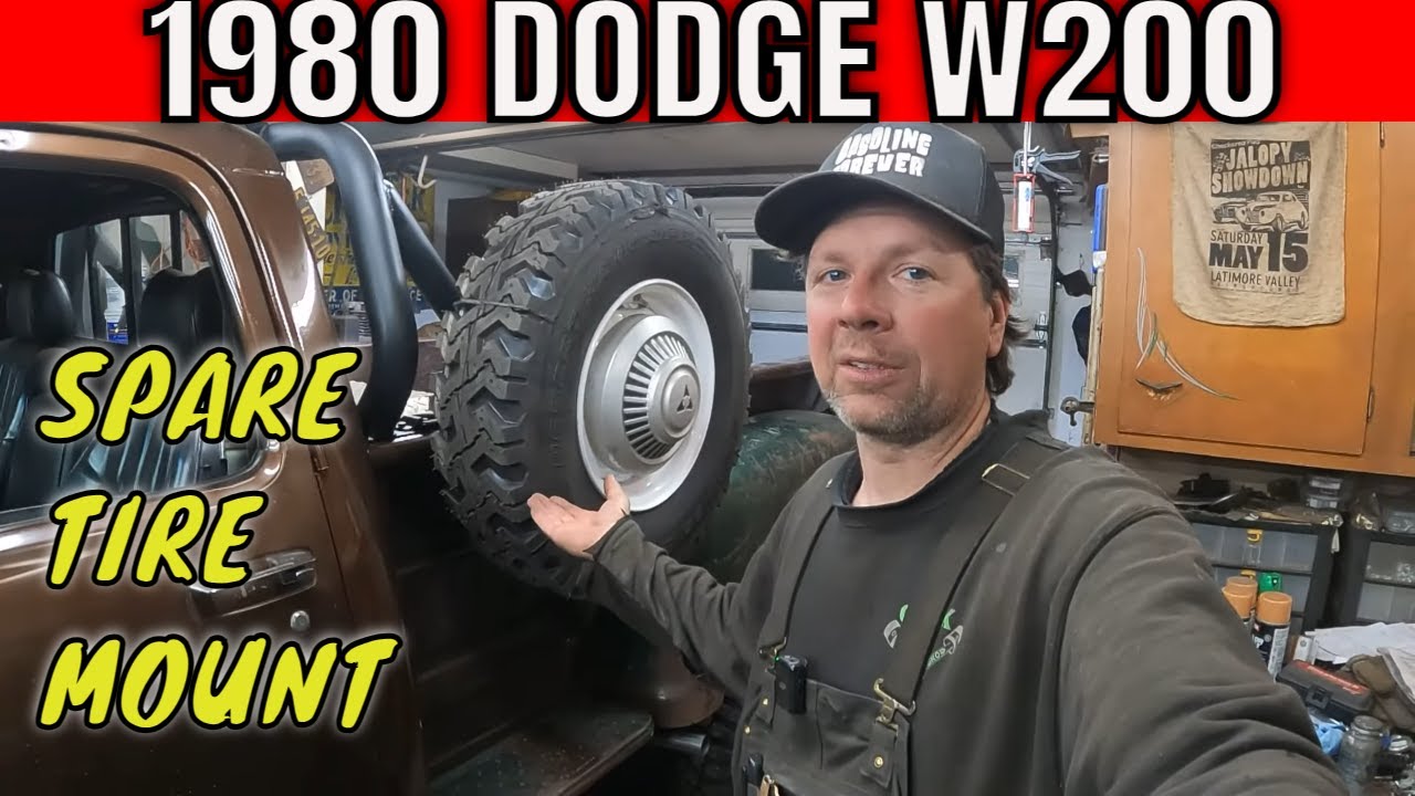 Building a Stepside Spare Tire Mount