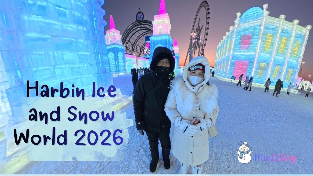 พระอาทิตย์ตกดิน Ice and Snow World _Harbin 2026 EP6