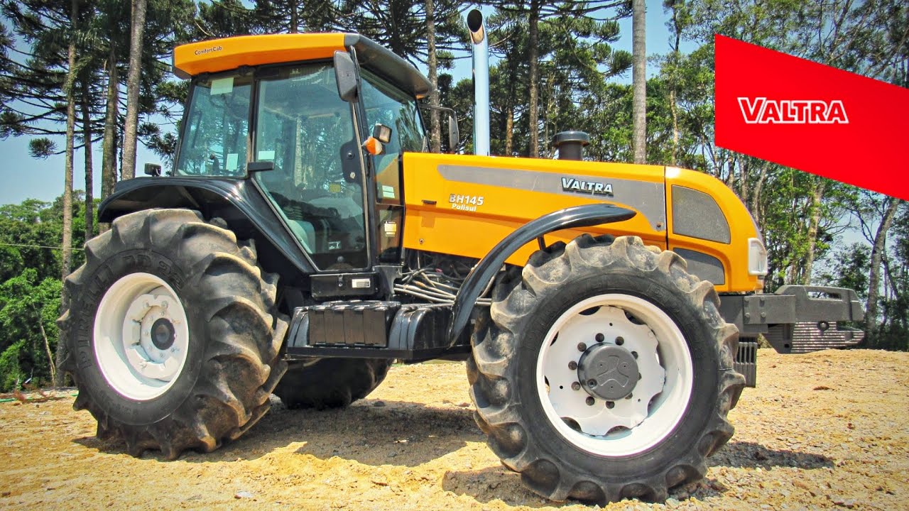 VALTRA BH145 (6 cilindros) cantando turbina 🔥 com escape cromado de 4,5 polegadas - Schulis Customs