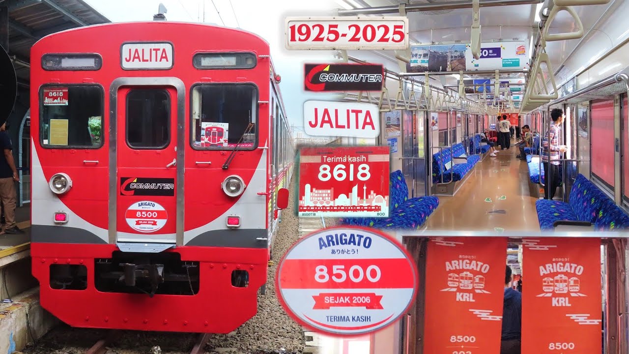 NAIK KRL TERTUA UNTUK TERAKHIR KALINYA 😭 !! Mini Museum KRL JALITA, Arigato KRL Tokyu 8500 Series !