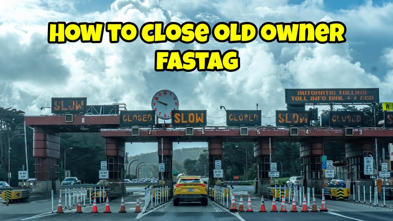 Second hand car ke fastag ko kaise close kare?? #fastag #tollplaza #nhai