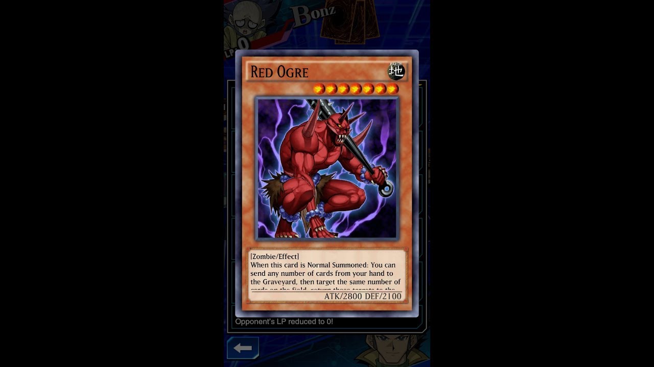 Yugioh Duel Links - Bonz Vs Bastion : The Emissary of Darkness! Red Ogre!