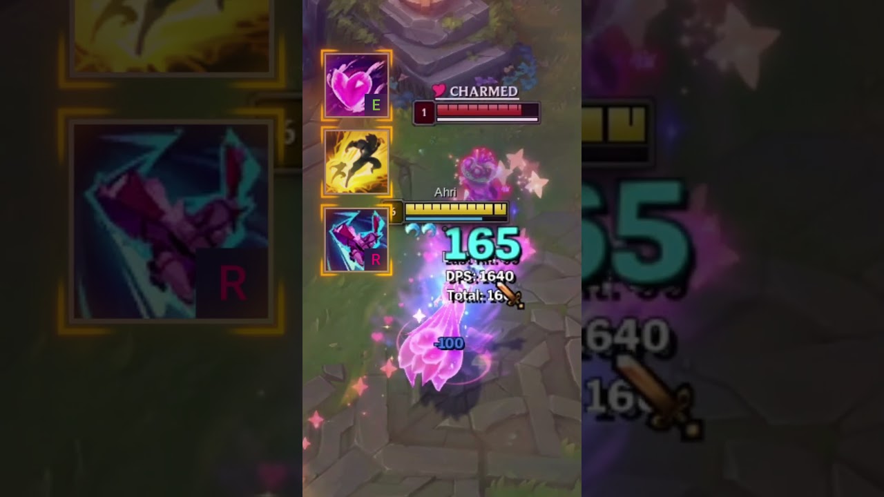 Ahri HIDDEN Ultimate Tricks!💕 #leagueoflegends  #league #lol #ahri #riotgames #shorts