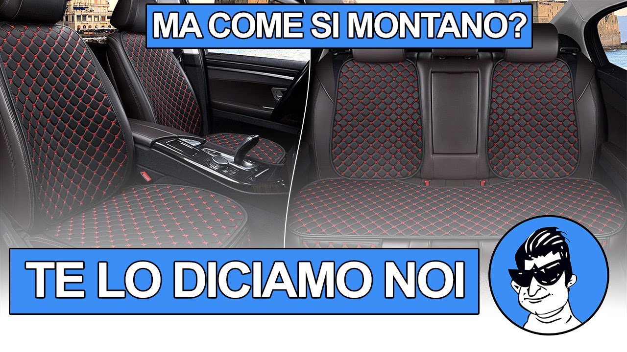 Lupex Shop - Coprisedile 7 pezzi Universale Auto | Protezione Sedili Anteriori e Posteriori