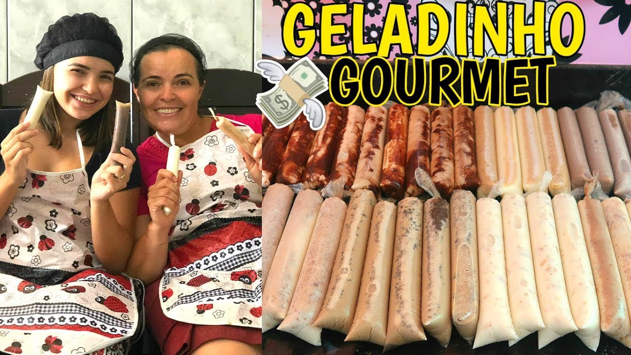 COMO FAZER GELADINHO GOURMET (COMO GANHAR DINHEIRO EM CASA) ♥ - Bruna Paula