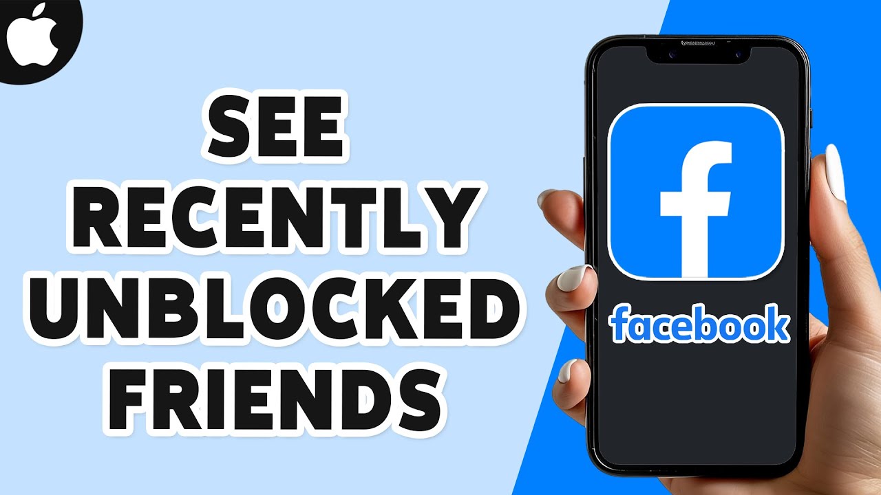 How To See Recently Unblocked Friends On Facebook App 2024 | View Unblocked Facebook Friends Guide