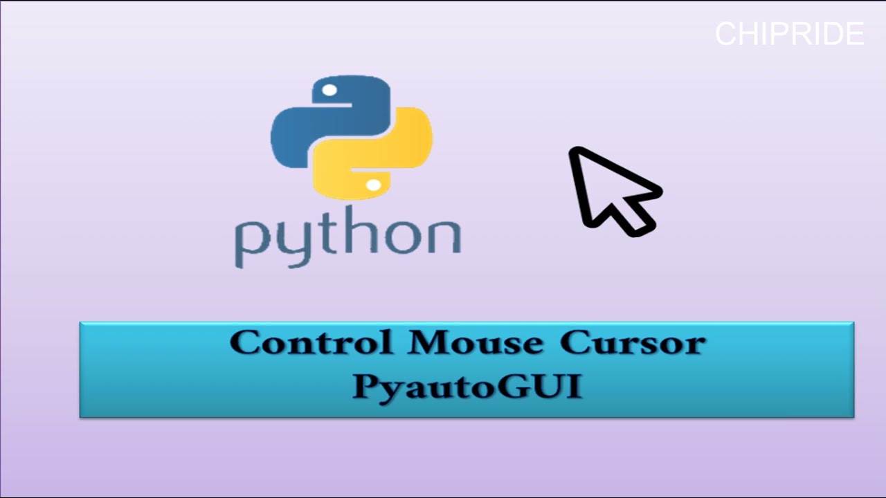 How to control your mouse using Python