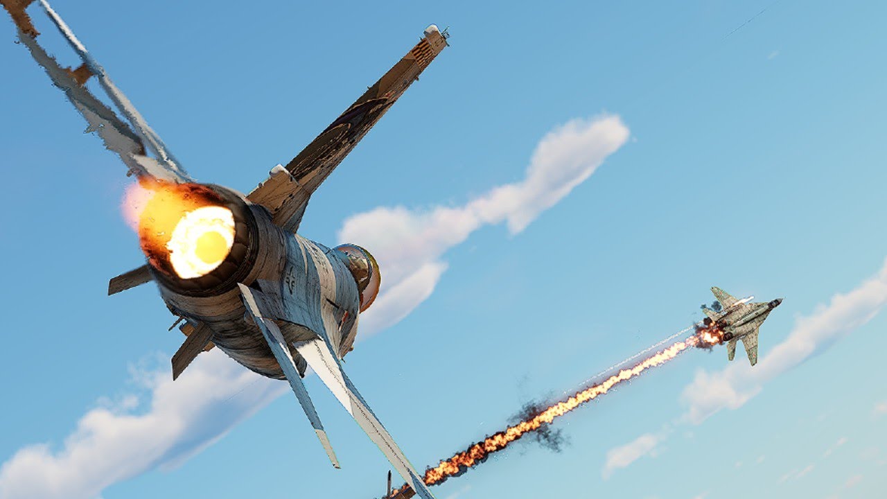 F-16 Fighting Falcon - Air Fuperiority Fighter -  (War thunder Simulator Mode )