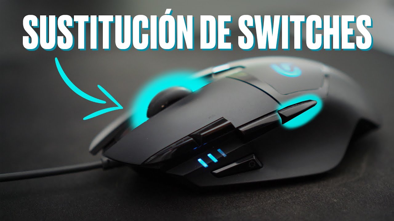 Reparación del ratón G402 - Cambio de switches defectuosos