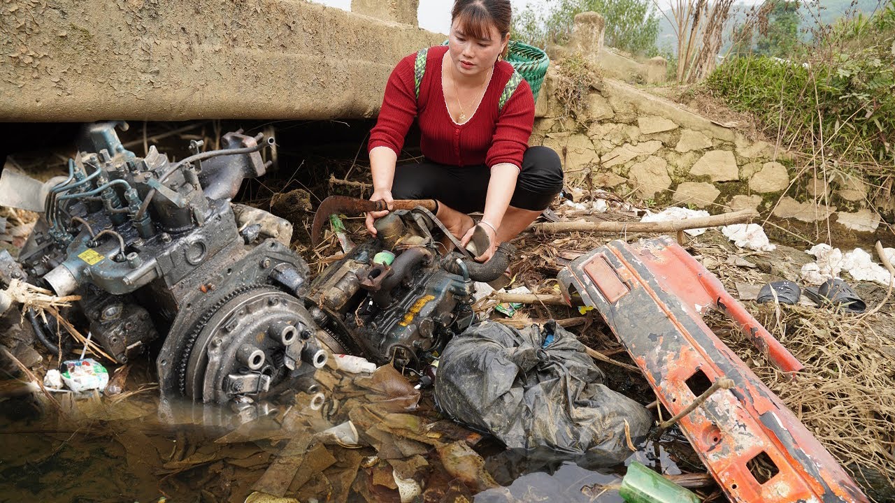 Restarting forgotten engines in river dump
