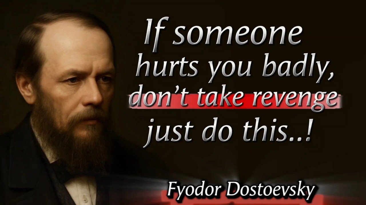 When you stop reacting, you start healing by Fyodor Dostoevsky timeless wisdom, quotes