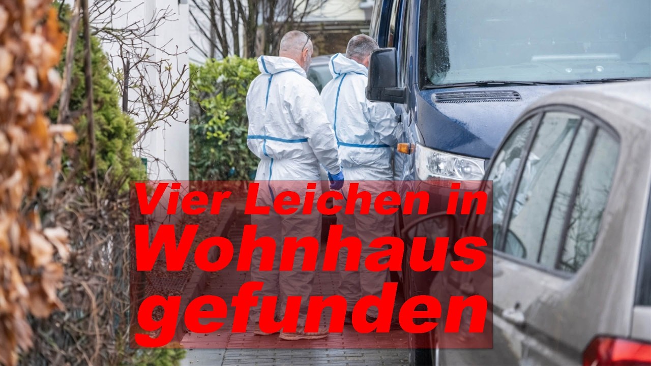 Vierköpfige Familie tot aufgefunden: Mann soll seine Frau und Kinder erschossen haben