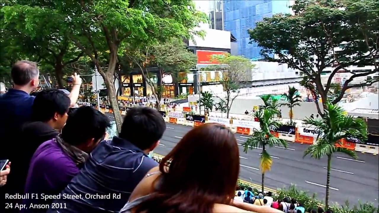 F1 Red Bull Speed Street with David Coulthard in Singapore 2011