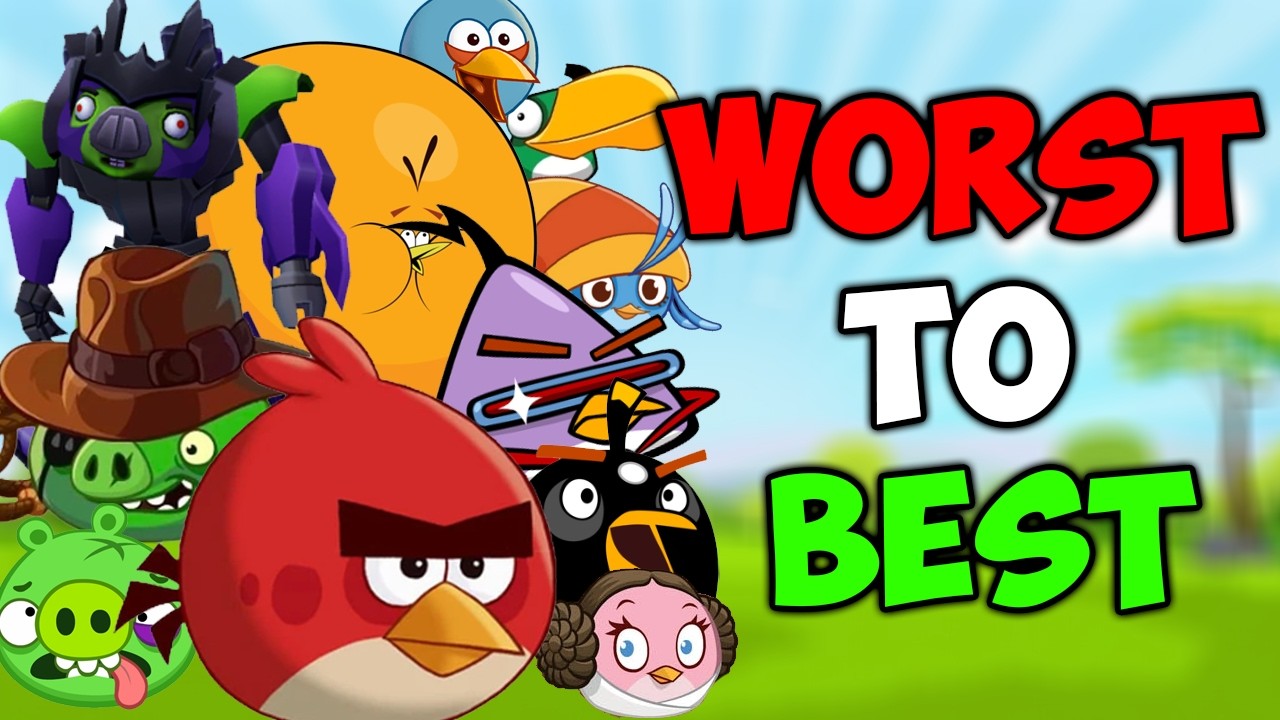 Рейтинг всех игр Angry Birds