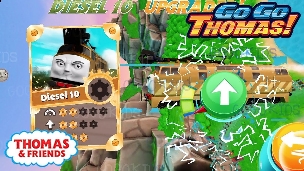 Golden Diesel 10 *Lightening Speed Booster* Thomas & Friends: Go Go Thomas! NEW UPDATE 2019 UNLOCK