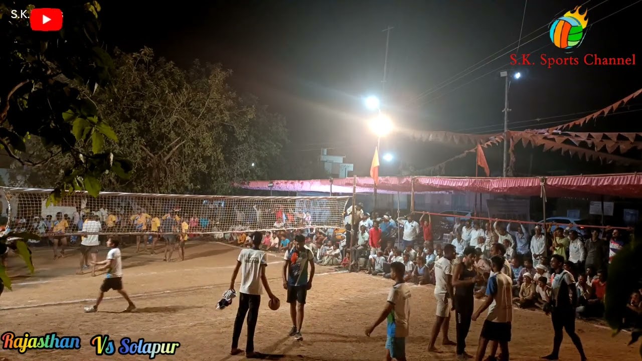 Rajasthan Vs Solapur Volleyball Match Part 2