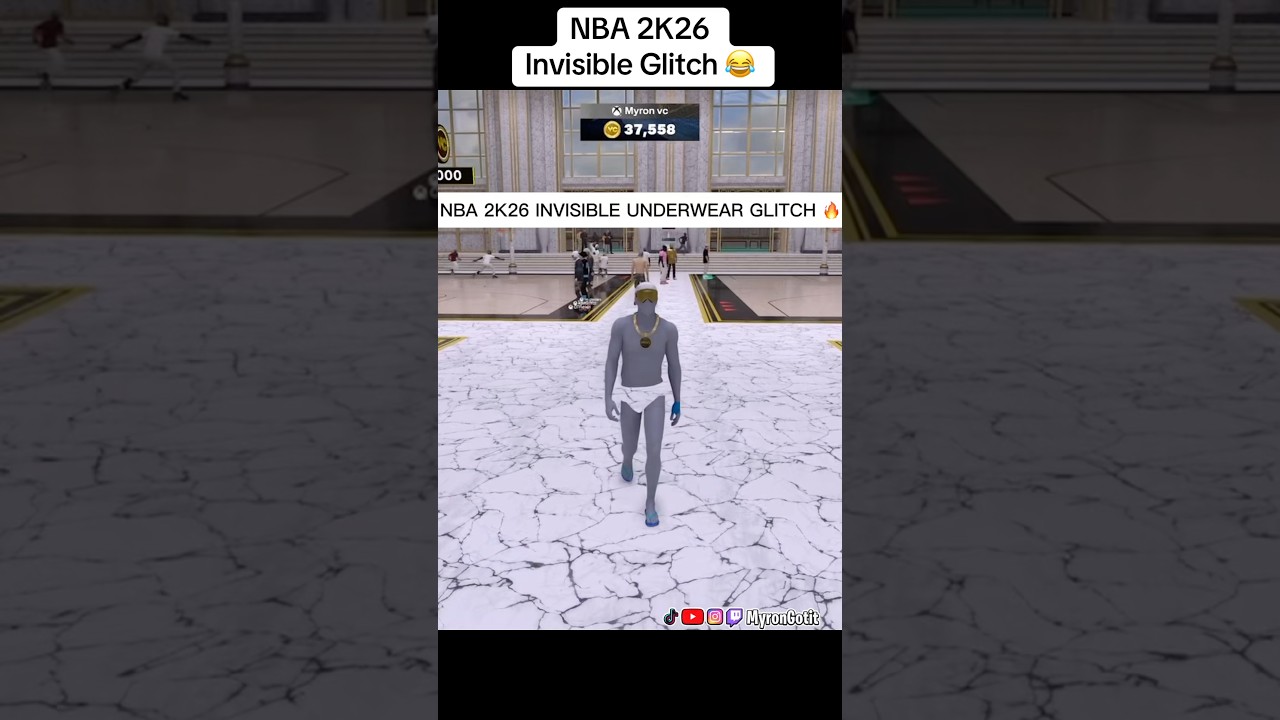 NBA 2K26 Invisible Glitch 😂 #nba2k26 #myrongotit