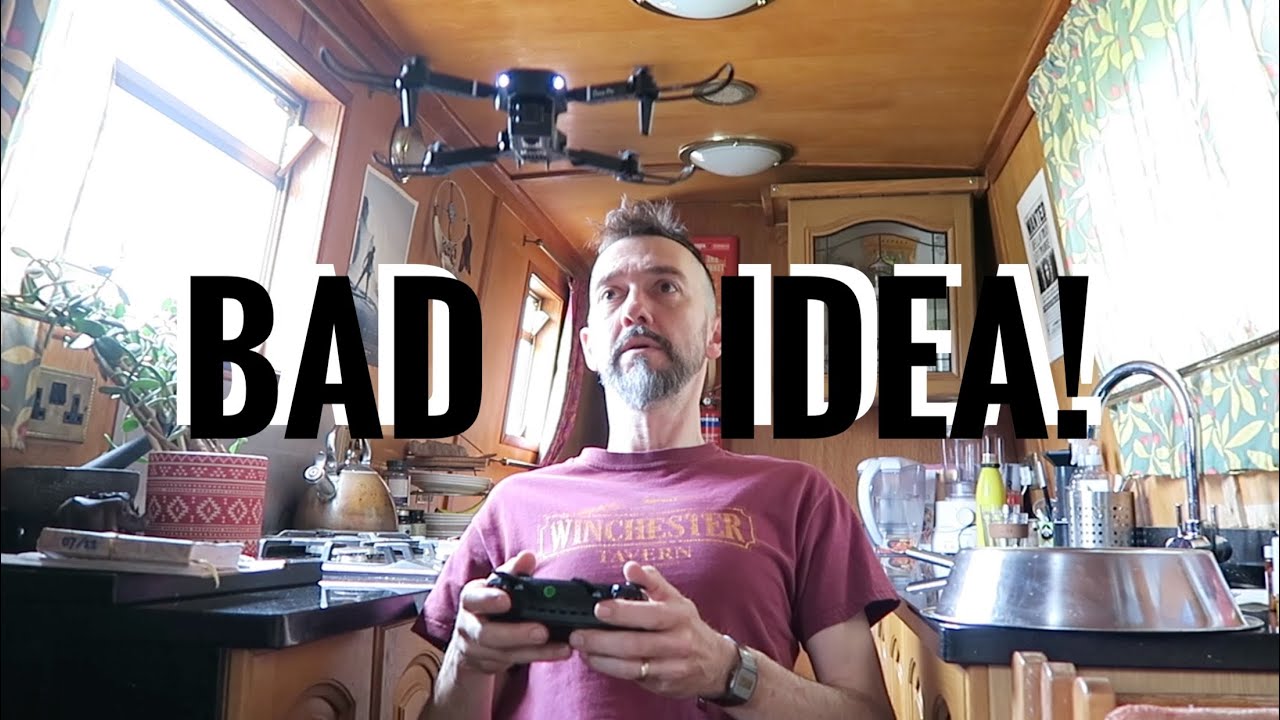 Never Fly a drone in a narrowboat!