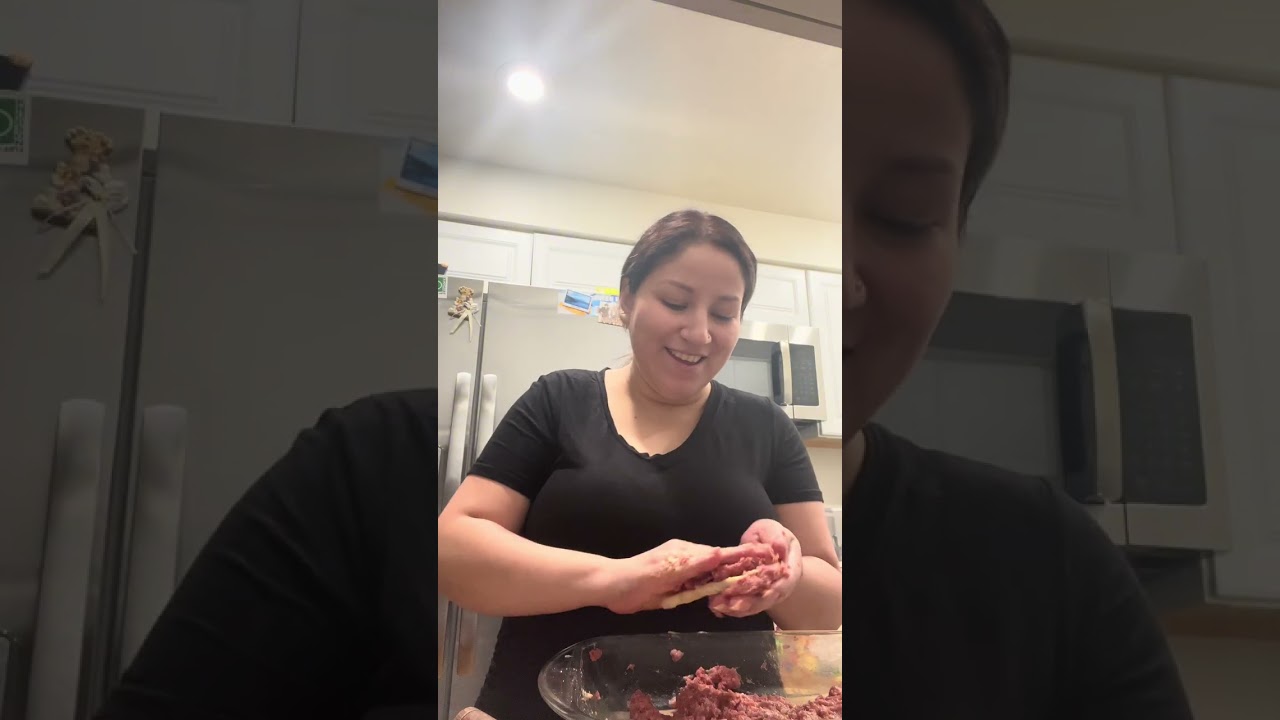 Cocinando chuletas de tortilla con carne #fypシ #cocina #cocinaconsabor #receta #subscribe #like 