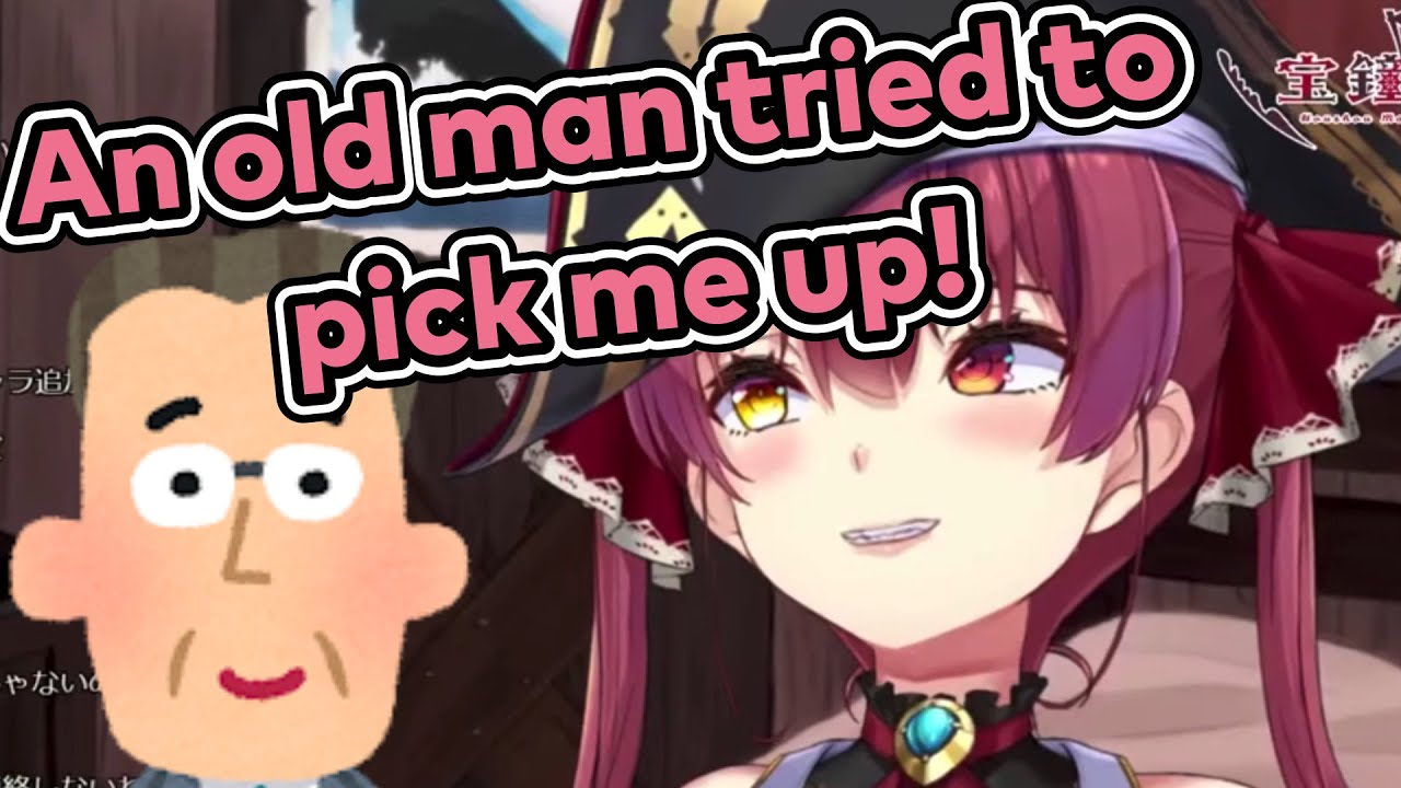 [Eng Sub] An old guy tried to pick up Marine (Houshou Marine)[Hololive]