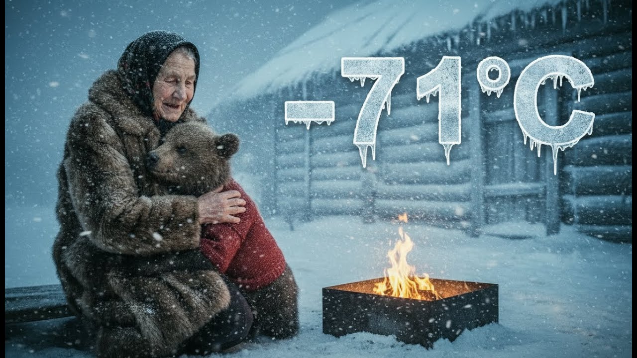 93-Year-Old Widow Saves a Freezing Bear Cub at −71°C | Siberia Survival Story