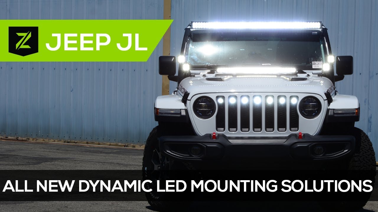 Jeep Wrangler JL Dynamic LED Mounting Solutions from ZROADZ