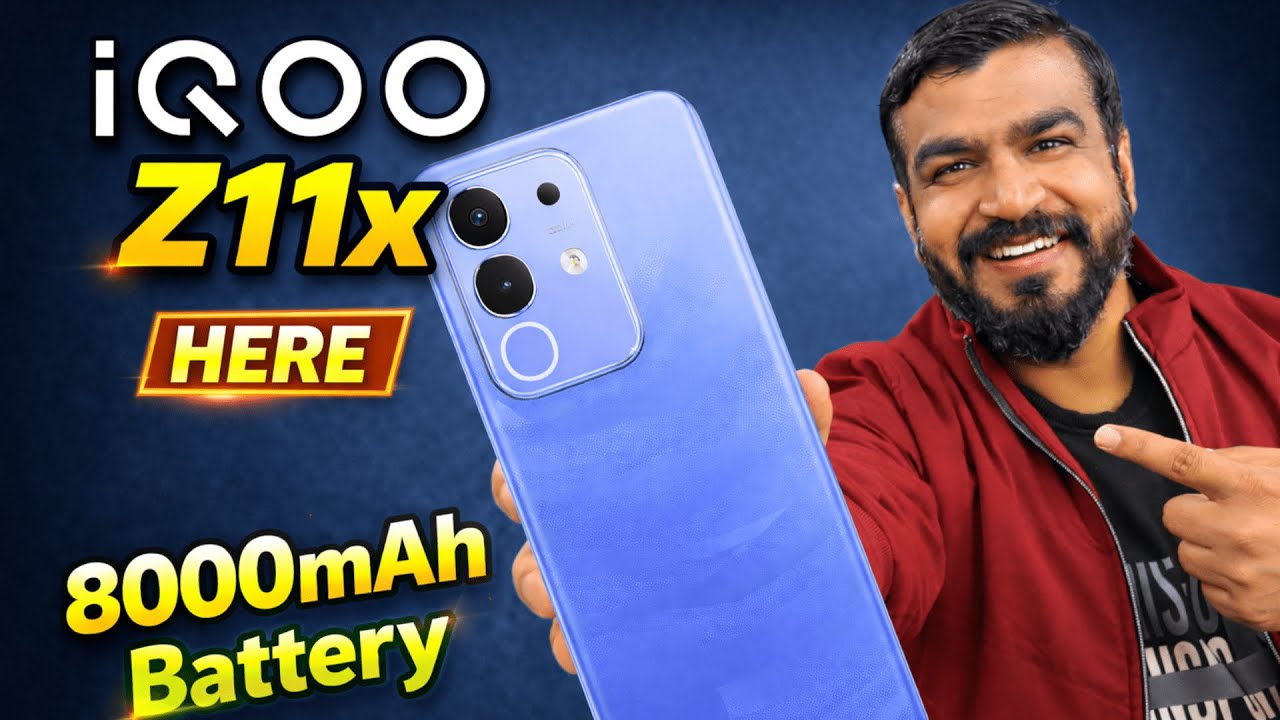 IQOO Z11x HERE, Under 18000/- Best SmartPhone 8000mAh Big Battery !! Detail In HINDI
