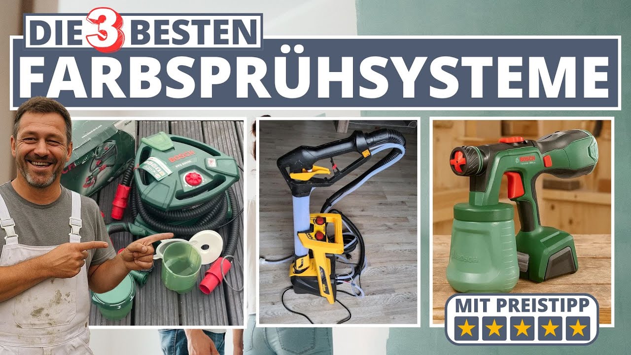 Bestes Farbspr&uuml;hsystem - Bosch oder Wagner?