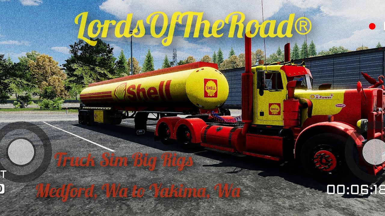 Truck Simulator Big Rigs Medford, Wa to Yakima, Wa