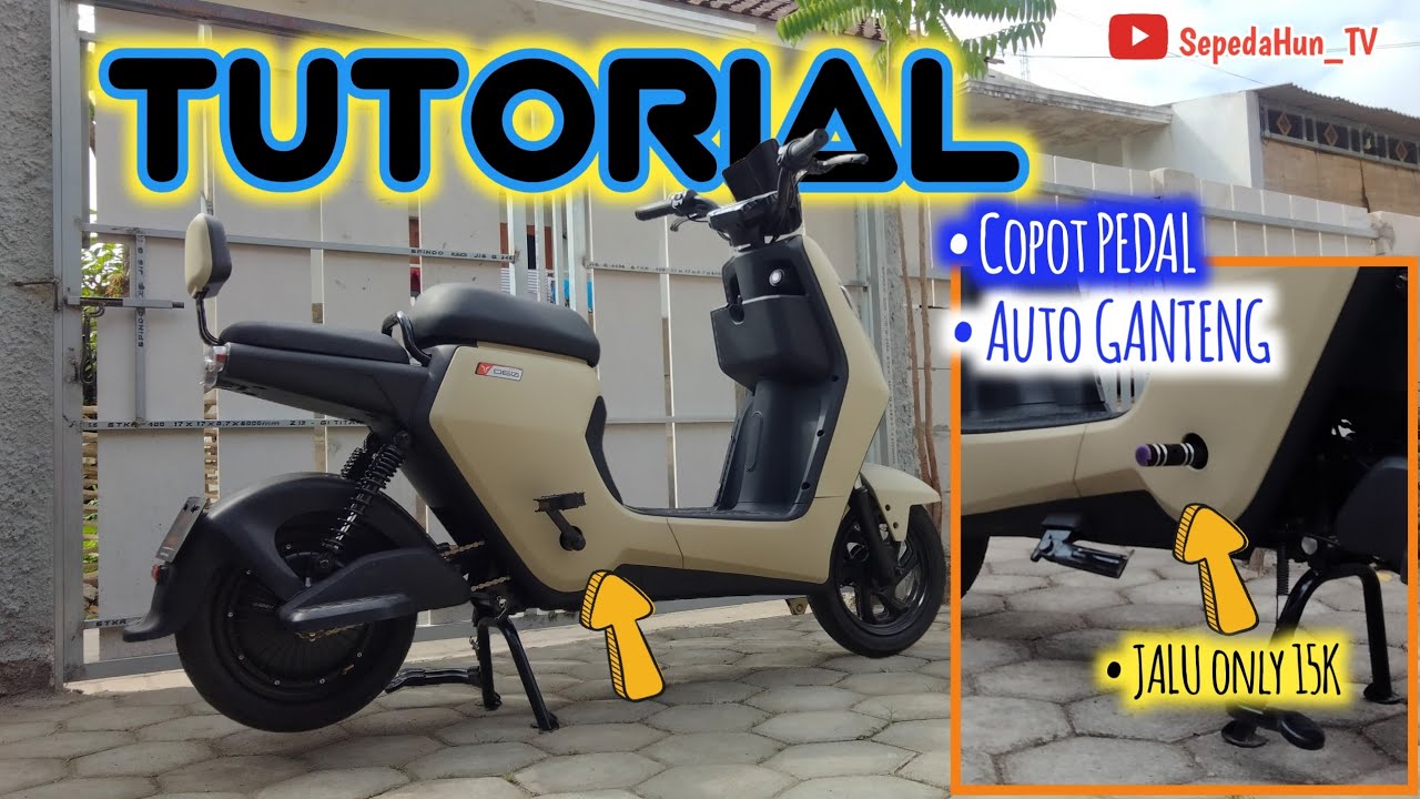 Sepeda Listrik U-Winfly D60,D70,M60, Cara Melepas Arm Pedal #sepeda listrik #uwinfly #sepeda #ebike