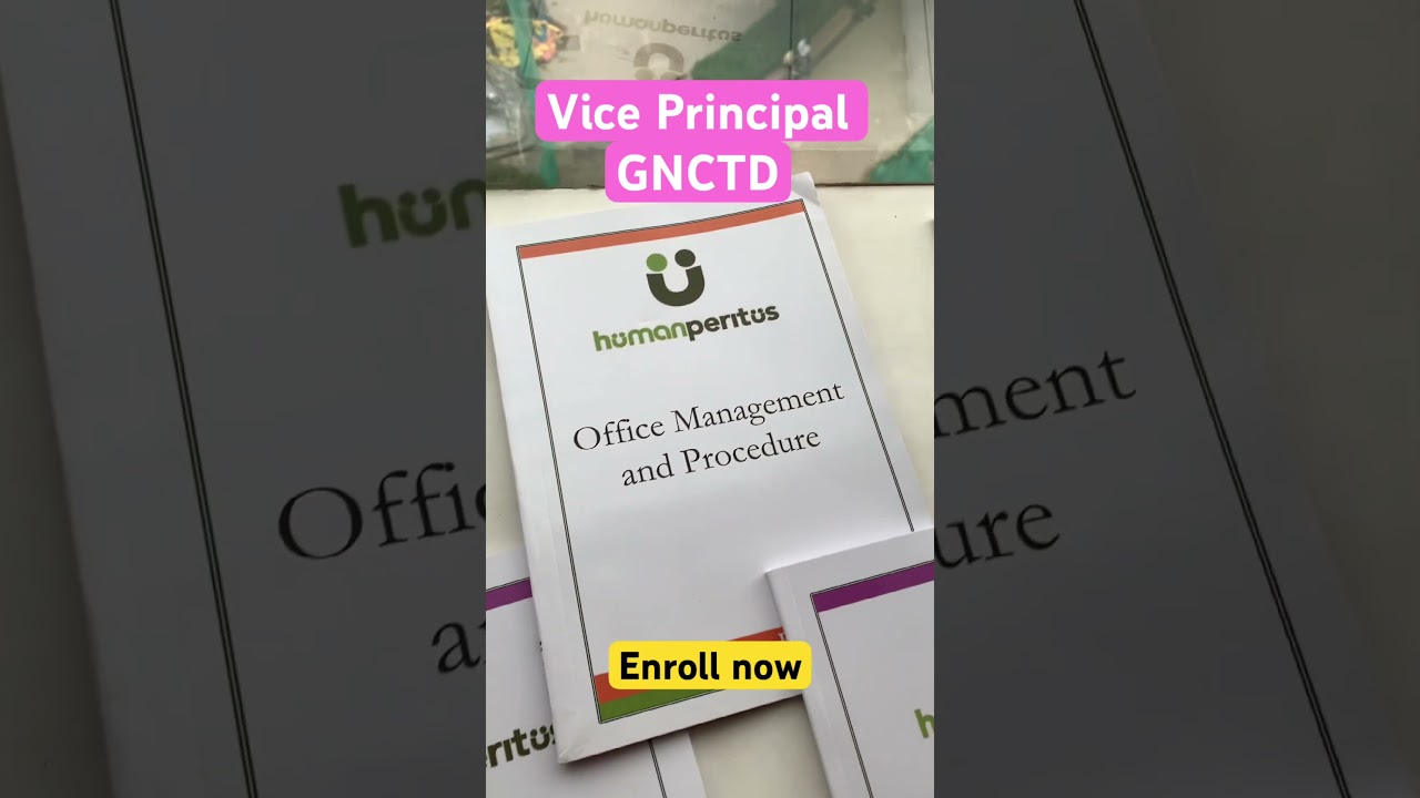 📚 Complete Syllabus. Concise Booklets. Focused Preparation. | UPSC GNCTD Vice Principal 2026