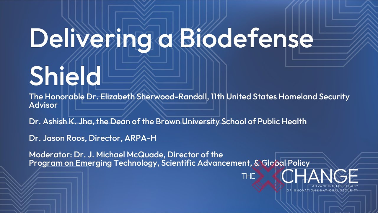 Delivering a Biodefense Shield