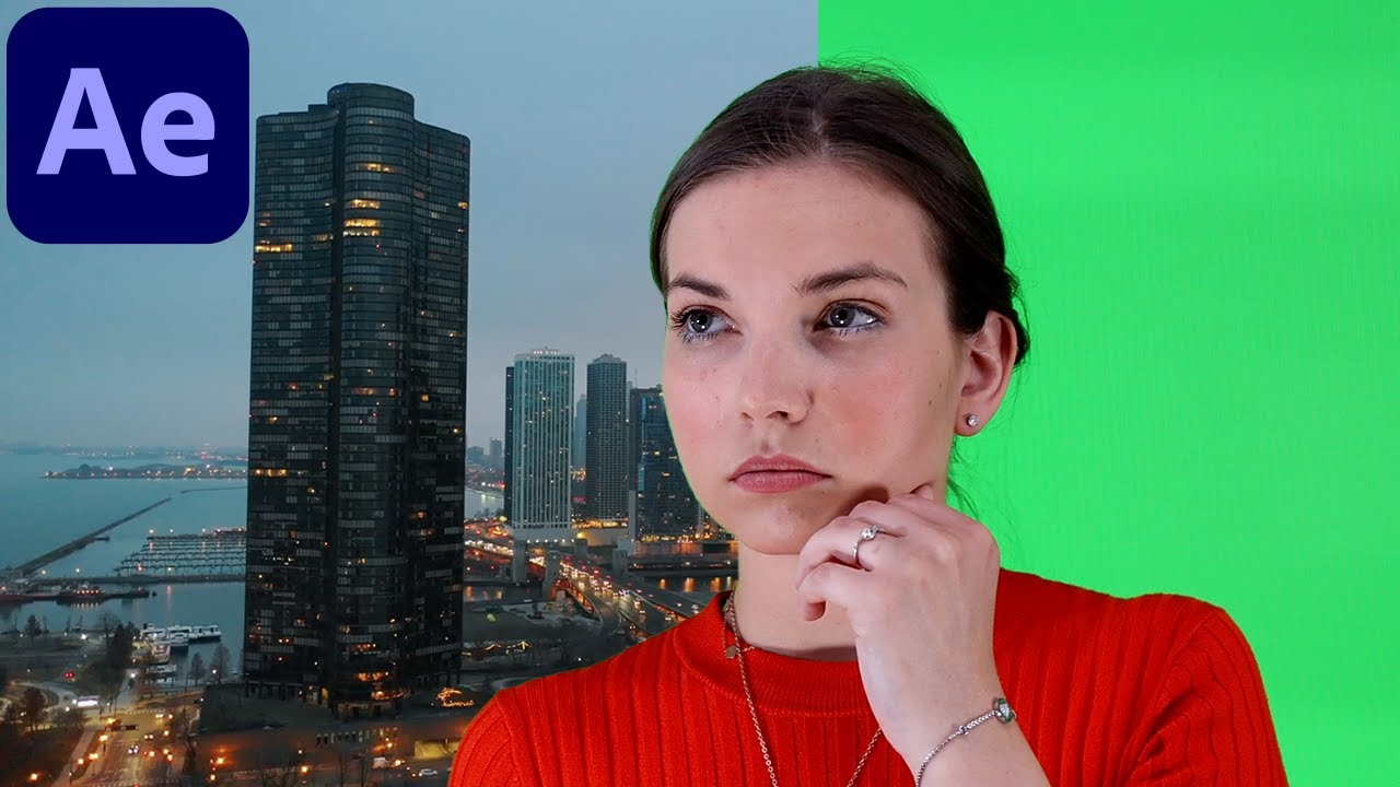 Как удалить фон зеленого экрана в видео в Adobe After Effects CC