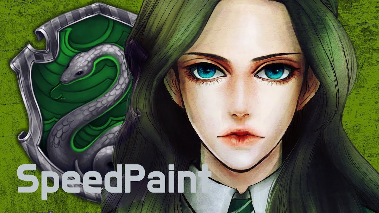 [SpeedPaint] Harry Potter AU Original CharacterㅣSlytherin OC l Digital Painting Process l