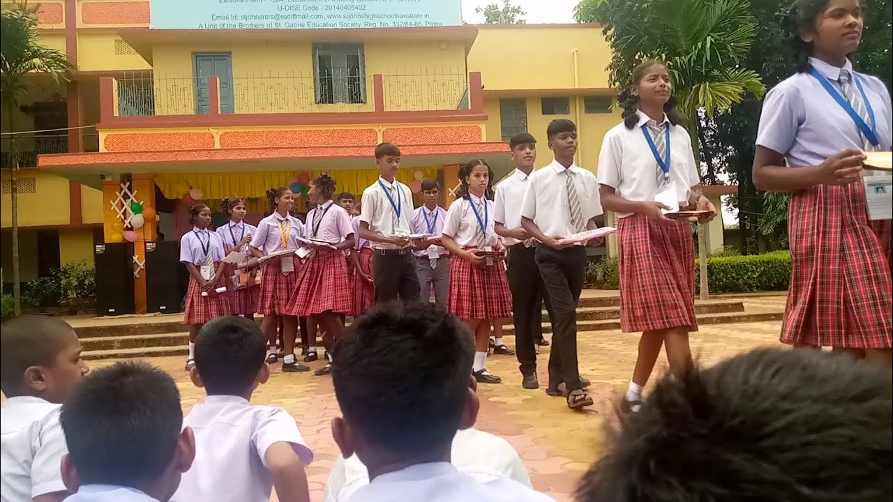 my school ka new video //St John's High school Nawatanr #shortsvideo #trendingvideo #mastitimes #f