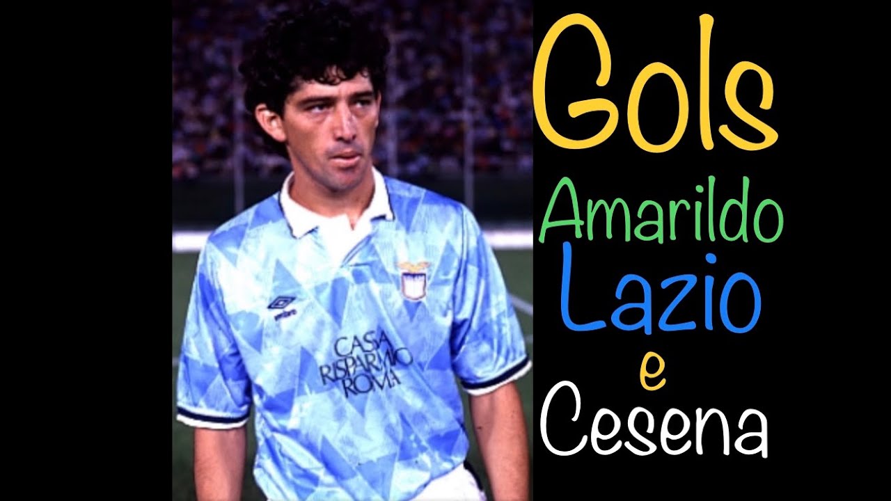 Gols de Amarildo por Lazio (1989-90) e Cesena (1990-92)