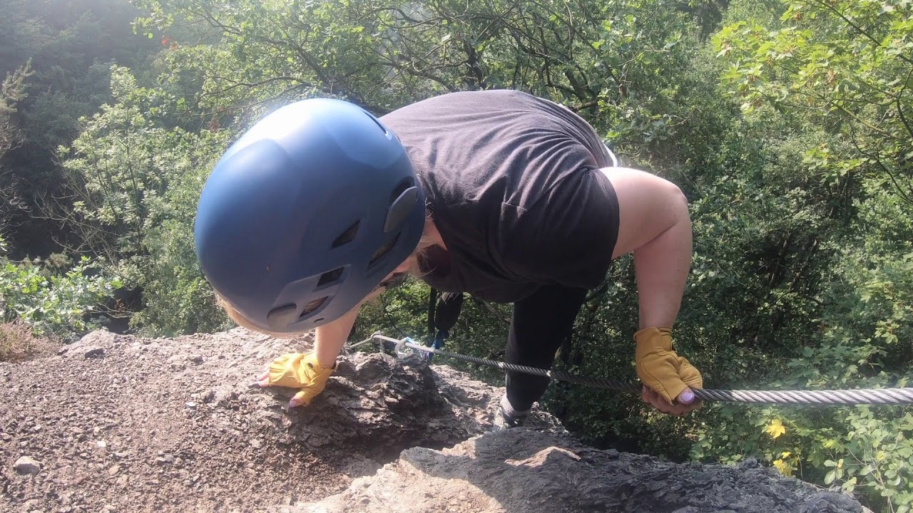 via ferrata Czechy dzień pierwszy Trasa A/B