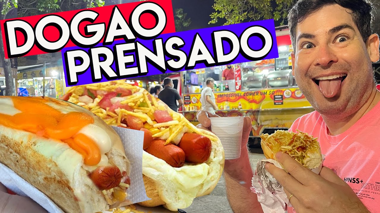 Cachorro Quente Prensado 🌭 O Autêntico Dogão Paulista com Purê