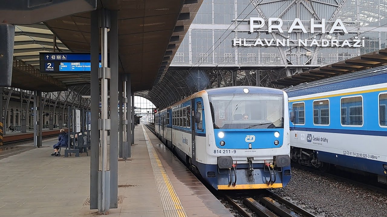 1000th Video Special! Treinen op het centraal station van Praag / Trains at Prague Central Station