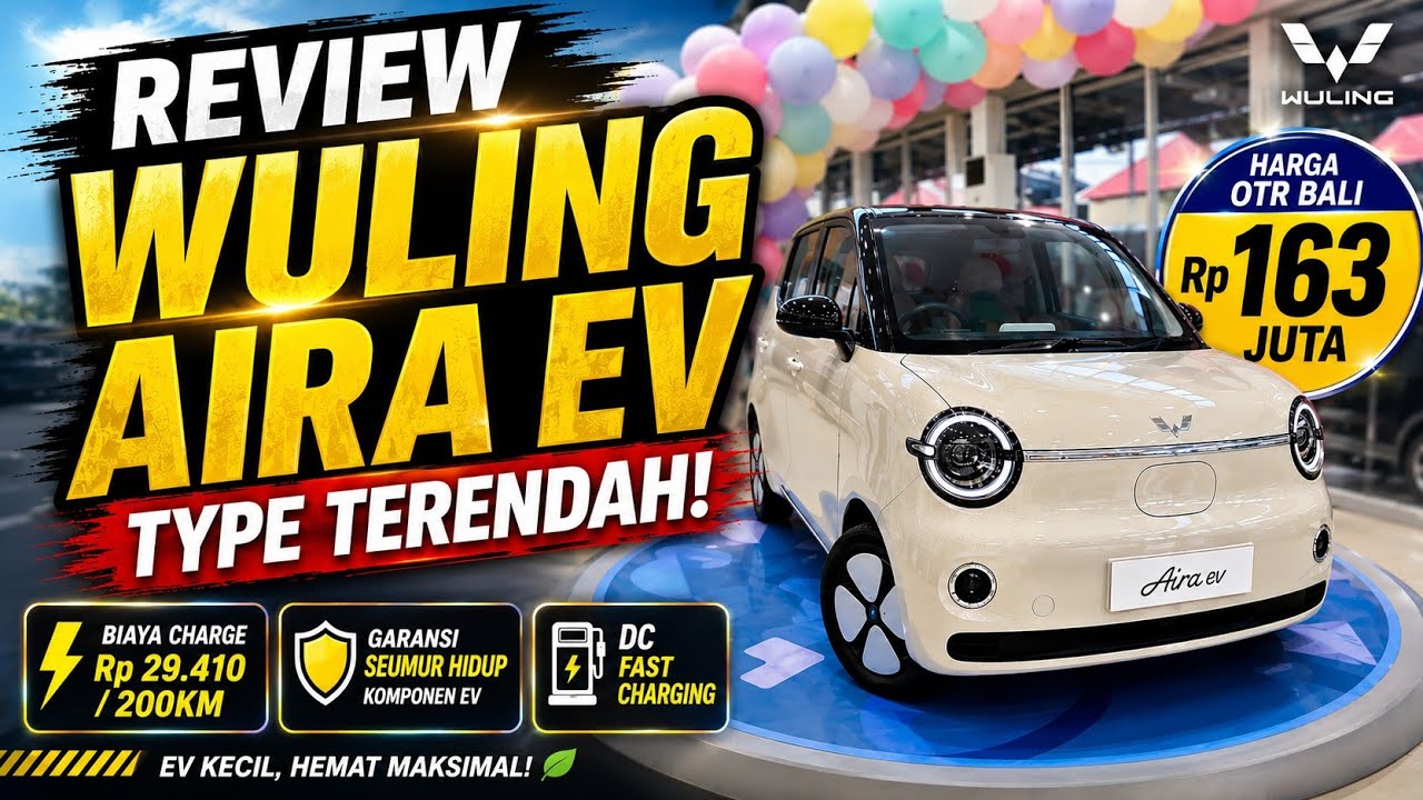 WULING AIRA EV STANDAR 2026‼️