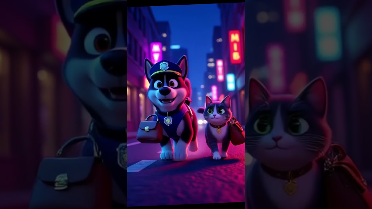 Police Dog vs Thief Cat | 3D Cartoon Story | Shop Robbery Investigation 🐶🕵️&zwj;♂️