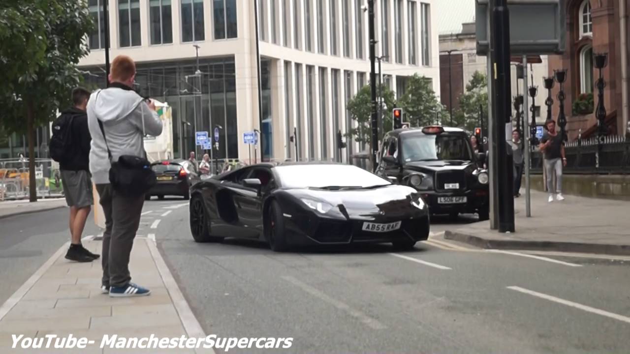CRAZY! Lamborghini Aventador LP700 in Manchester