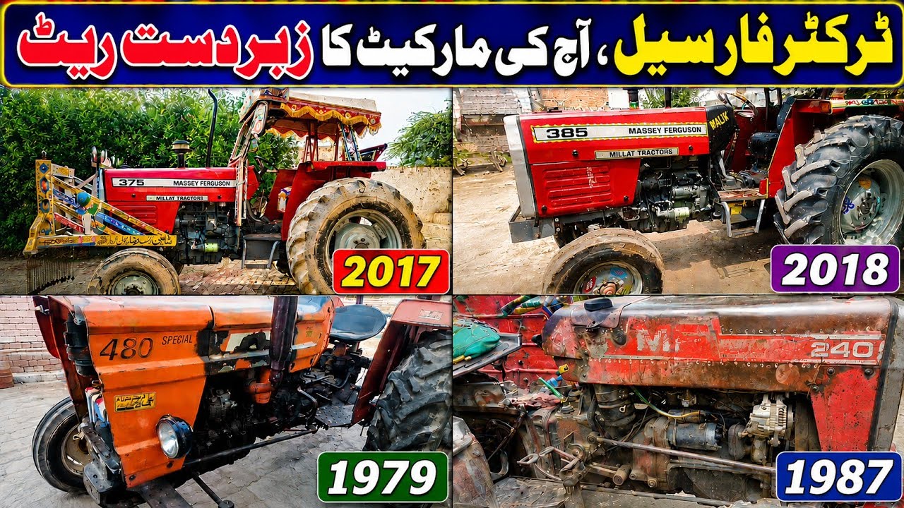 Tractors For Sale | Massey Ferguson 375 2017 | MF 385 2018 | Fiat 480 1979 | MF 240 1987 | tractor 