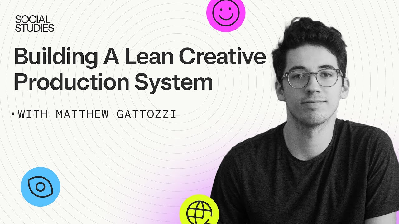 Building a Lean Creative Production System | Matthew Gattozzi, Founder of Goodo Studios (SS#4)