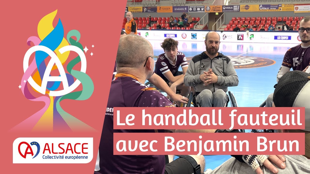 Le handball fauteuil avec Benjamin Brun