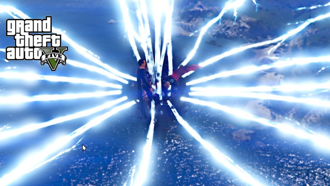 THOR VS SUPERMAN EPIC CINEMATIC FIGHT 4K | GTA V | MORGOTH X GAMING