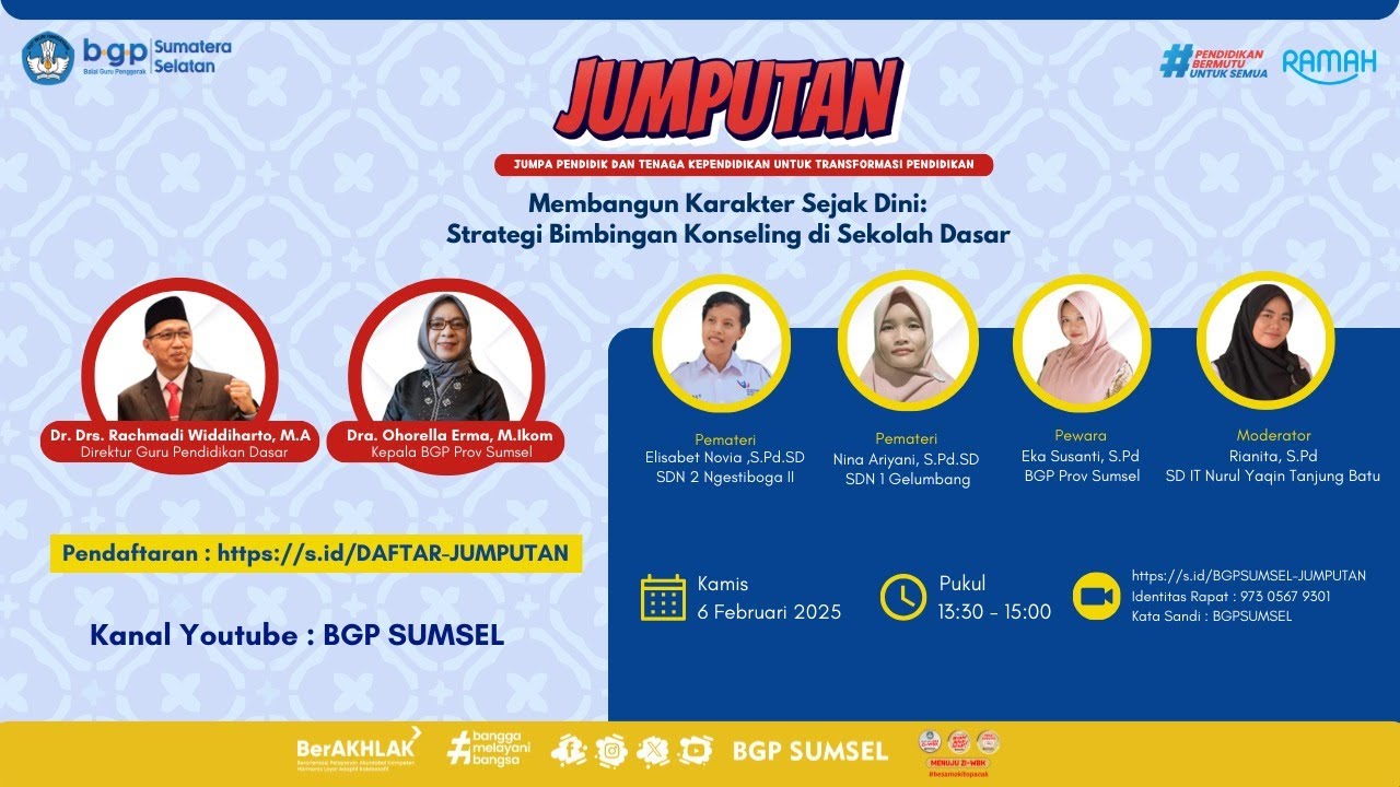 JUMPUTAN #2 | MEMBANGUN KARAKTER SEJAK DINI