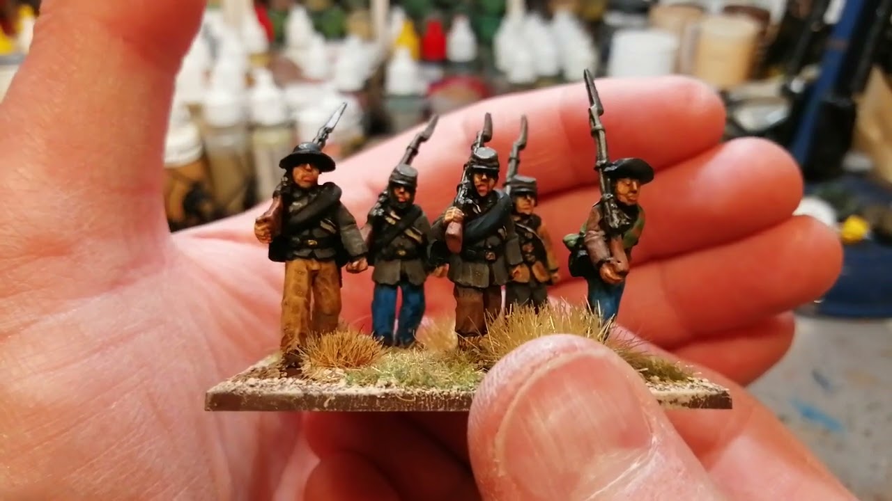 Acw crusader miniatures, Hood's Texan Brigade