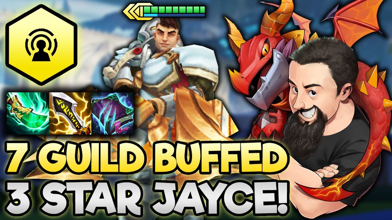 3 Star Jayce - 7 Guild Gives So Many Stats!! | TFT Uncharted Realms | Teamfight Tactics